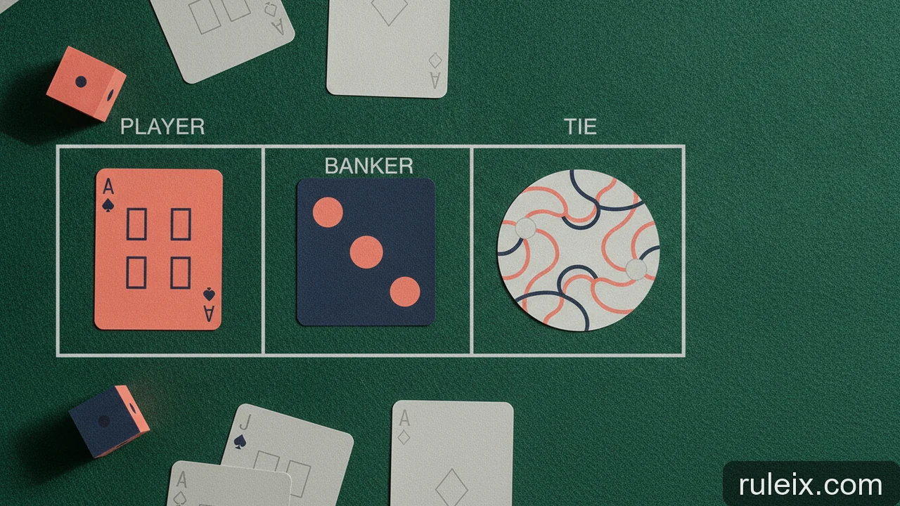 Minh họa: Baccarat cơ bản: Hiểu rõ cửa Player, Banker và Tie trong từng ván