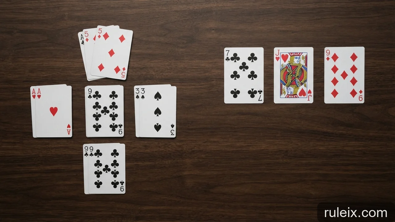 Minh họa: Baccarat và Bài cào 3 lá: so sánh cách tính điểm và phân định thắng thua