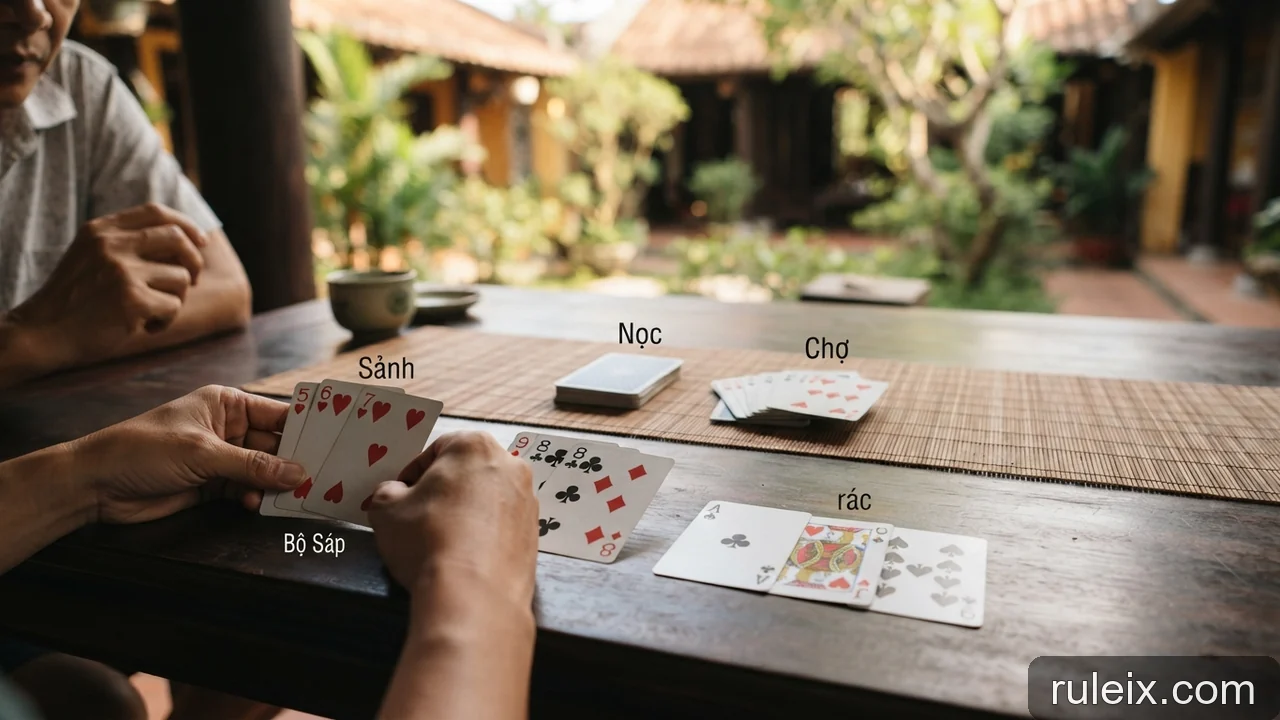 Minh họa: Bài phỏm 9 lá và các biến thể đánh bài đổi thưởng: ranh giới nào về mặt luật lệ?
