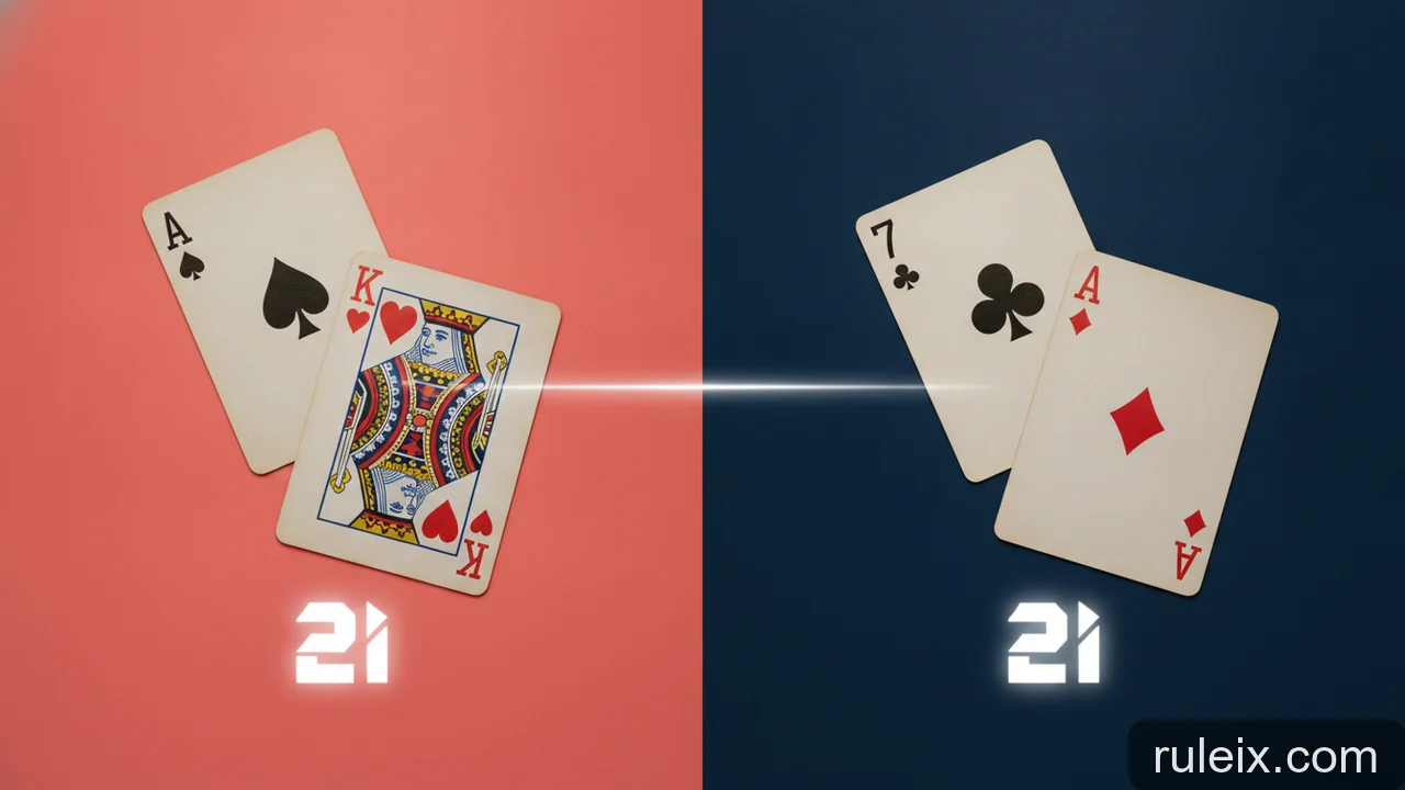 Minh họa: Blackjack là gì? Giải thích giá trị lá bài và mục tiêu 21 điểm