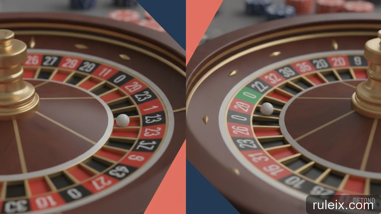 Minh họa: Các loại bánh xe Roulette: Đặc điểm và ảnh hưởng đến luật chơi