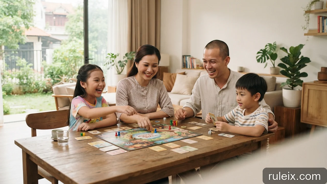 Minh họa: Checklist chọn trò chơi gia đình phù hợp độ tuổi
