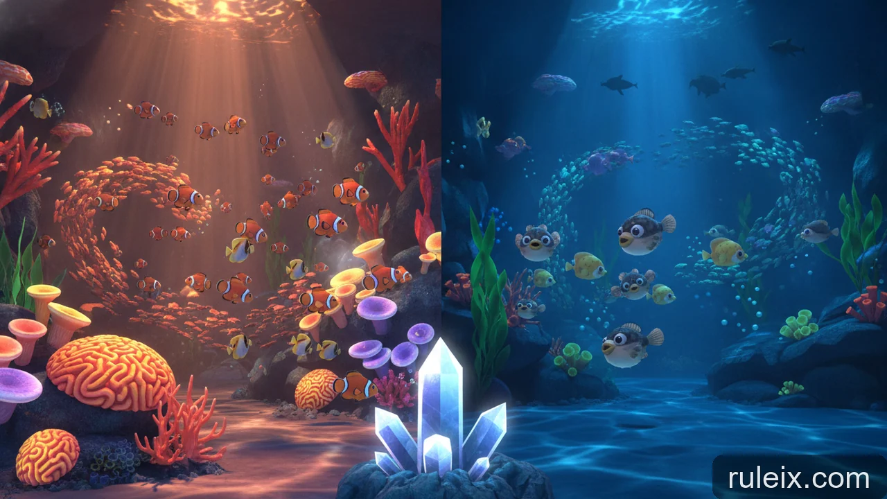 Minh họa: Đặc điểm các loại cá nhỏ trong game bắn cá: nhận diện và giá trị