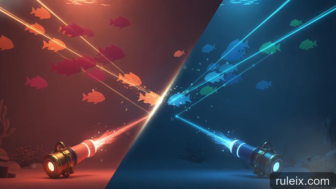Minh họa: Dự đoán đường bơi của cá trong game bắn cá: mẹo và chiến thuật hiệu quả