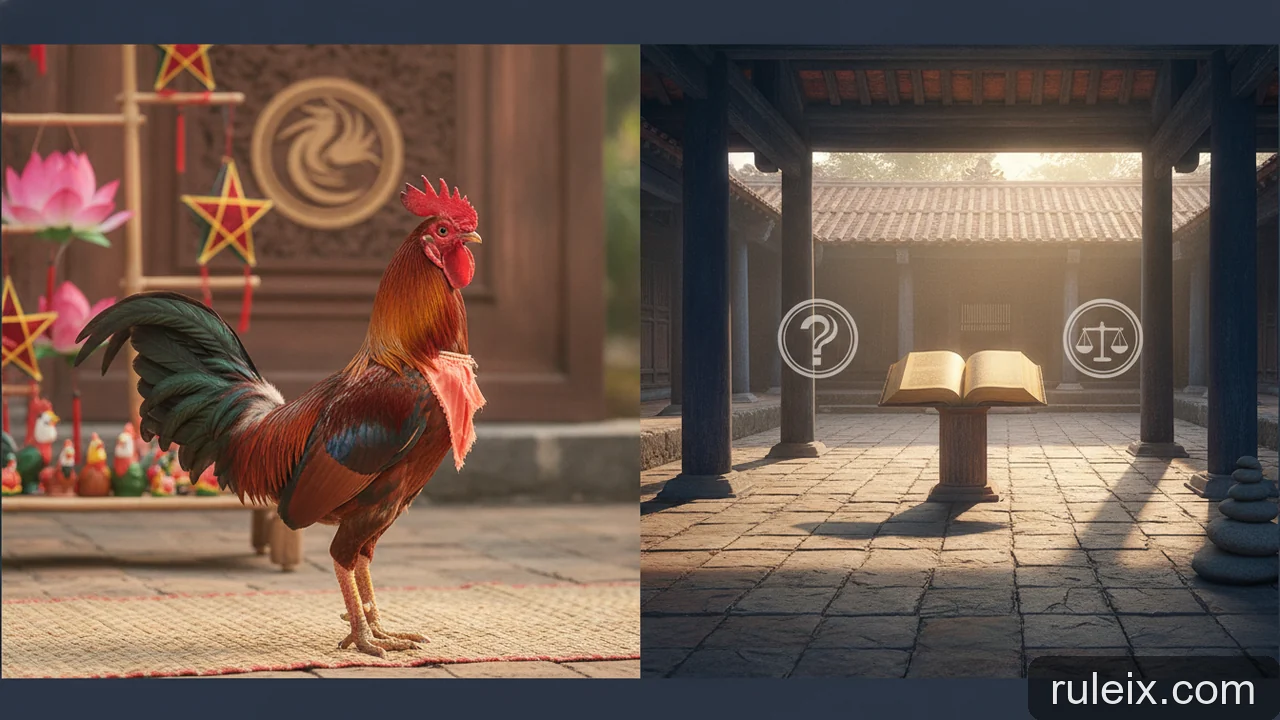 Minh họa: Hiểu đúng về 'hồ' và 'chạng' trong đá gà: Ảnh hưởng đến luật chơi thế nào?