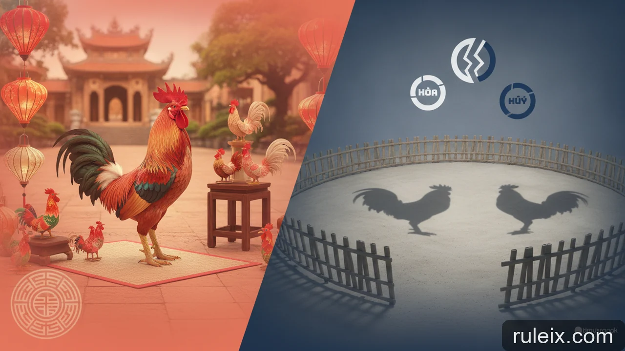 Minh họa: Hiểu sai luật đá gà: 7 nhầm lẫn về chấp, hòa, hủy và xử thua