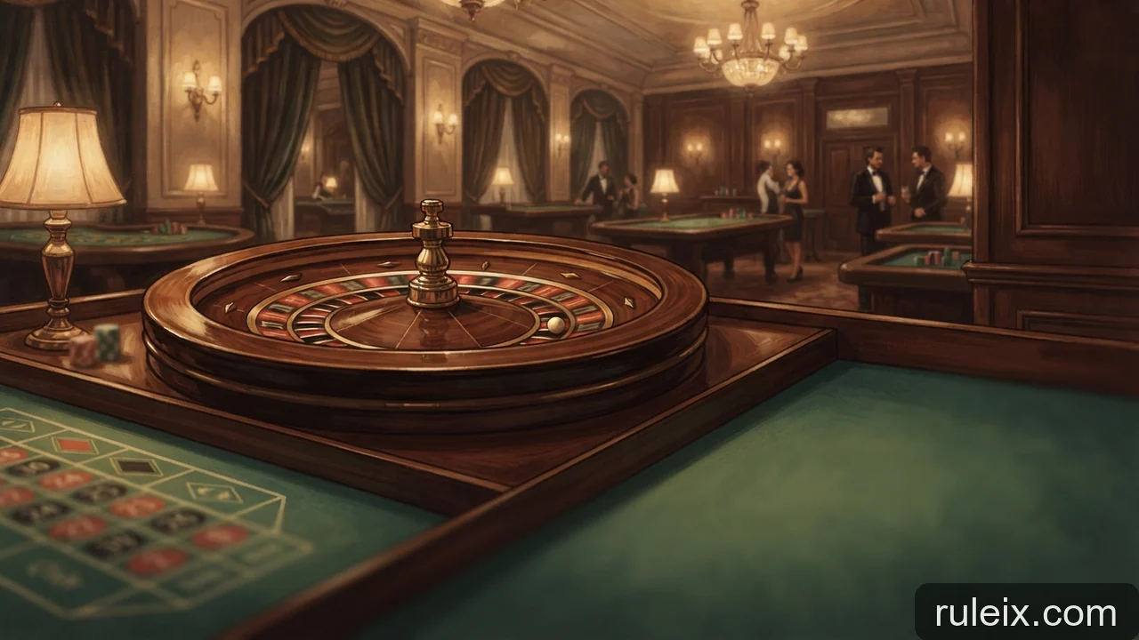 Minh họa: Lịch sử và sự tiến hóa của trò chơi vòng quay roulette qua các thời kỳ