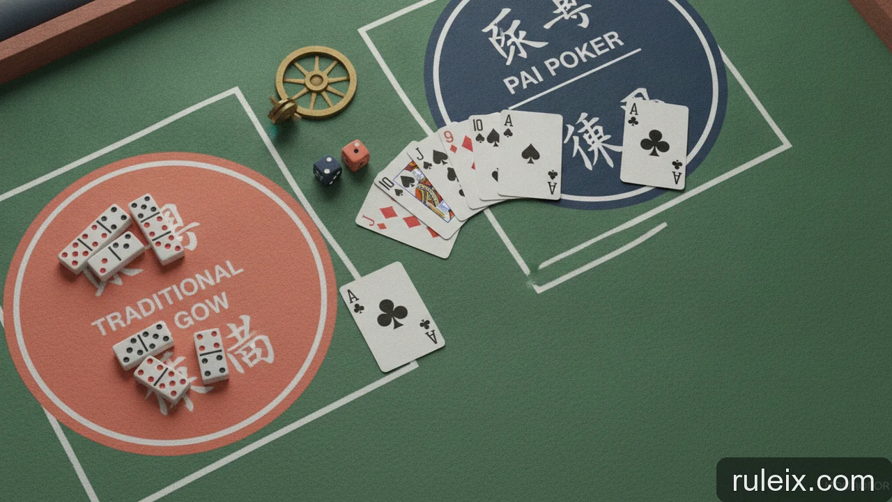 Minh họa: Pai Gow Poker: khác biệt với Pai Gow truyền thống và luật chơi