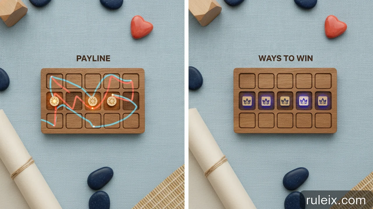 Minh họa: Payline và Ways to Win trong Slots: Khác biệt và cách tính thưởng