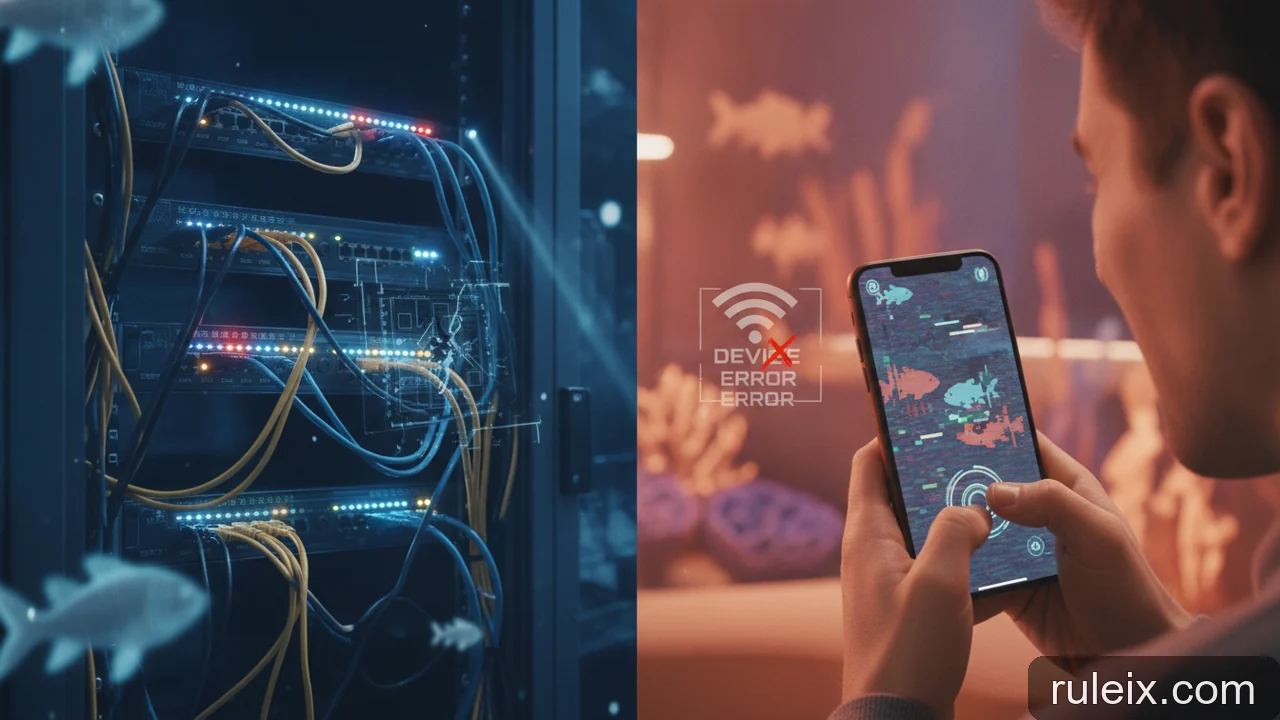 Minh họa: Phân biệt lỗi game bắn cá do hệ thống và do thiết bị người chơi