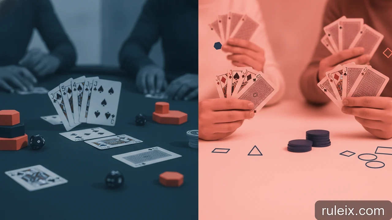 Minh họa: Poker và Liêng: sự khác biệt về chiến thuật và yếu tố tâm lý