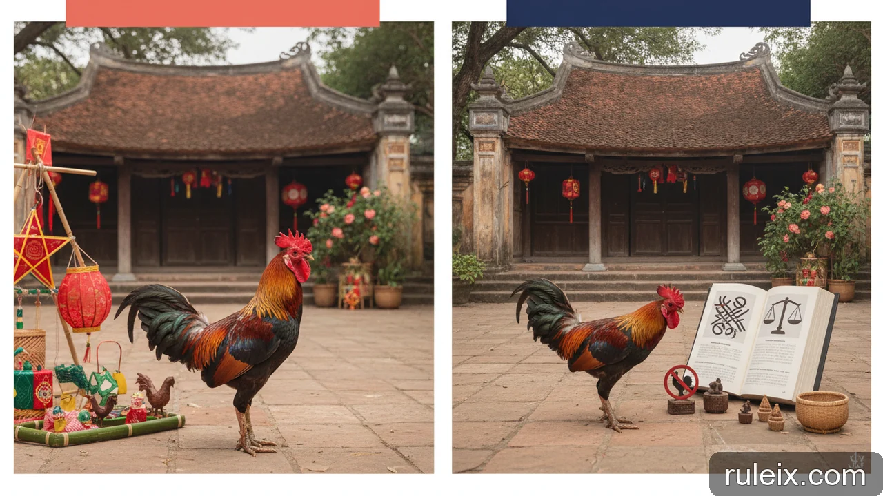 Minh họa: Quy định pháp luật về đá gà tại Việt Nam: Những điều cần biết để tránh vi phạm