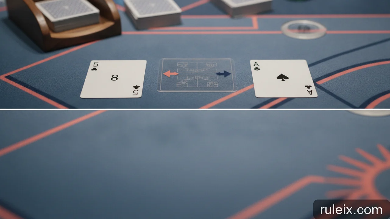 Minh họa: Quy tắc rút lá thứ ba trong Baccarat: Khi nào Player và Banker được rút thêm bài?