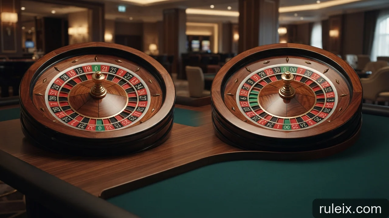 Minh họa cho Roulette một số 0 và hai số 0: bảng so sánh nhanh