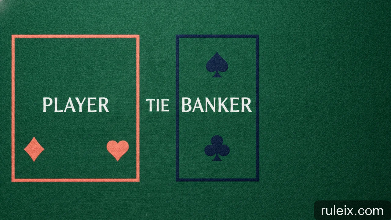 Minh họa: So sánh cửa Player và Banker: Điểm khác biệt và tỷ lệ thắng trong Baccarat