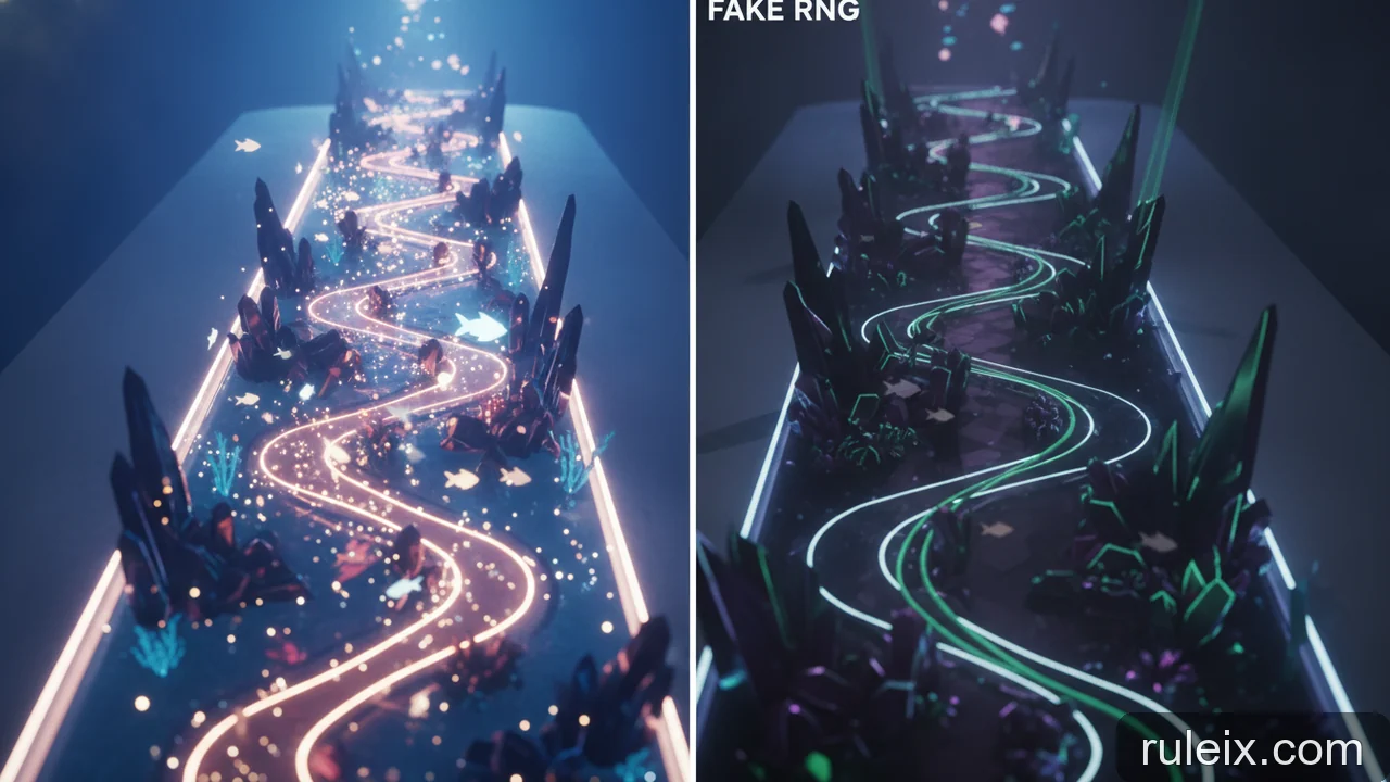 Minh họa: Sự khác biệt giữa RNG thật và RNG giả trong game bắn cá online