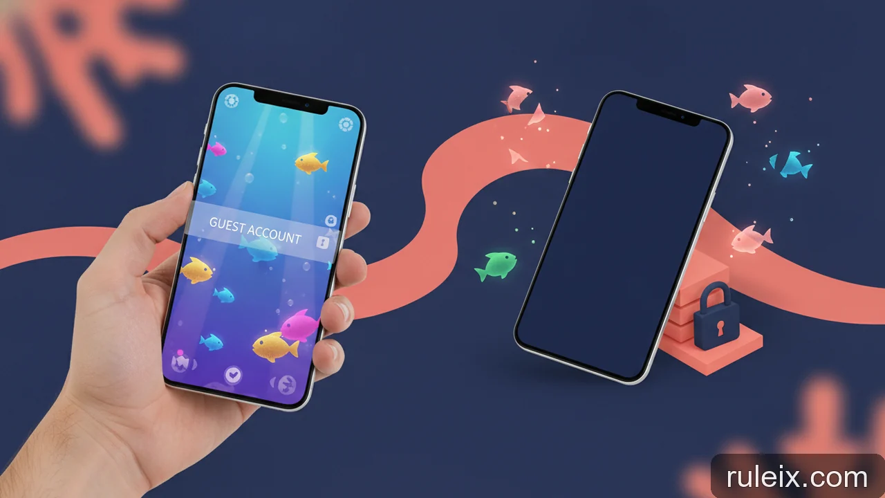 Minh họa: Tài khoản khách trong game bắn cá online: Ưu và nhược điểm khi sử dụng