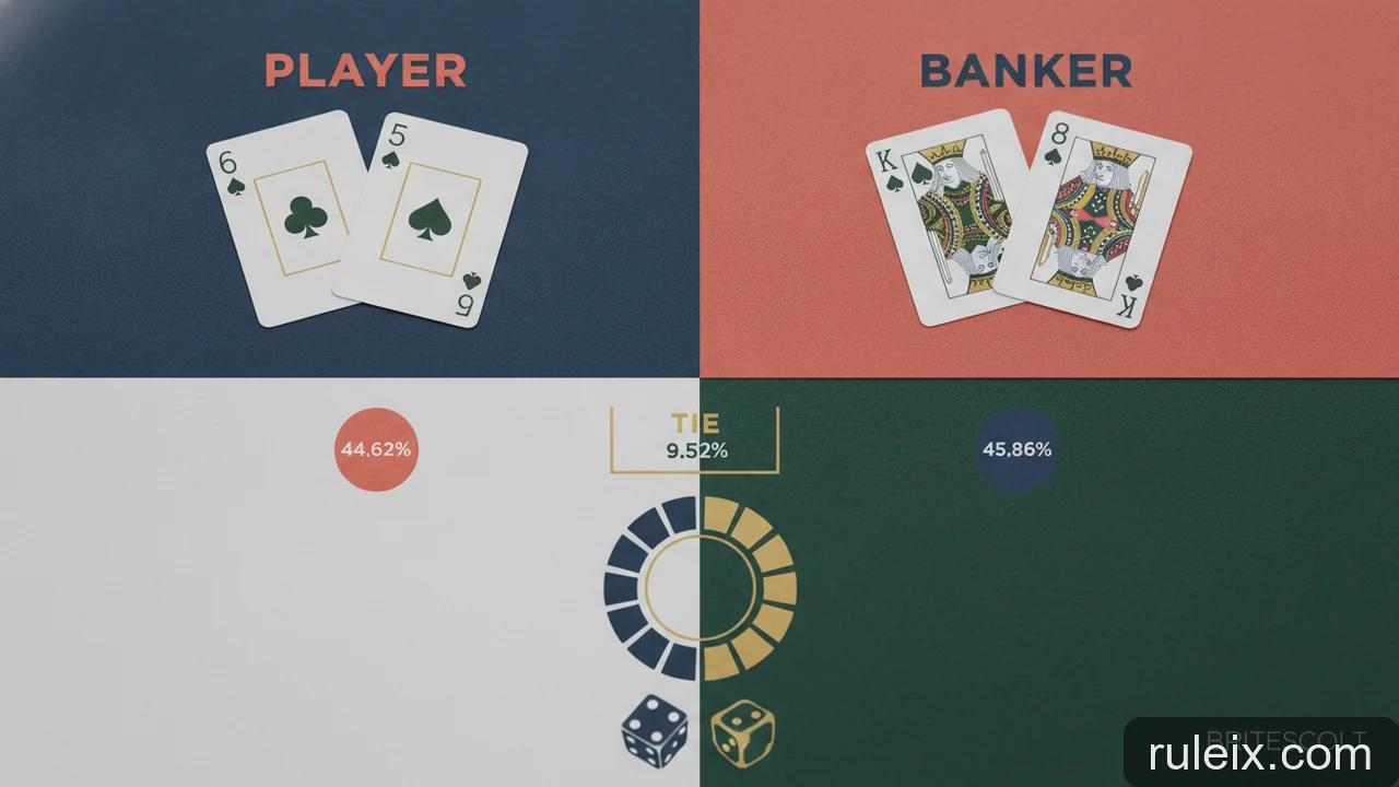 Minh họa: Xác suất về Banker trong Baccarat: Giải thích chi tiết và ví dụ minh họa