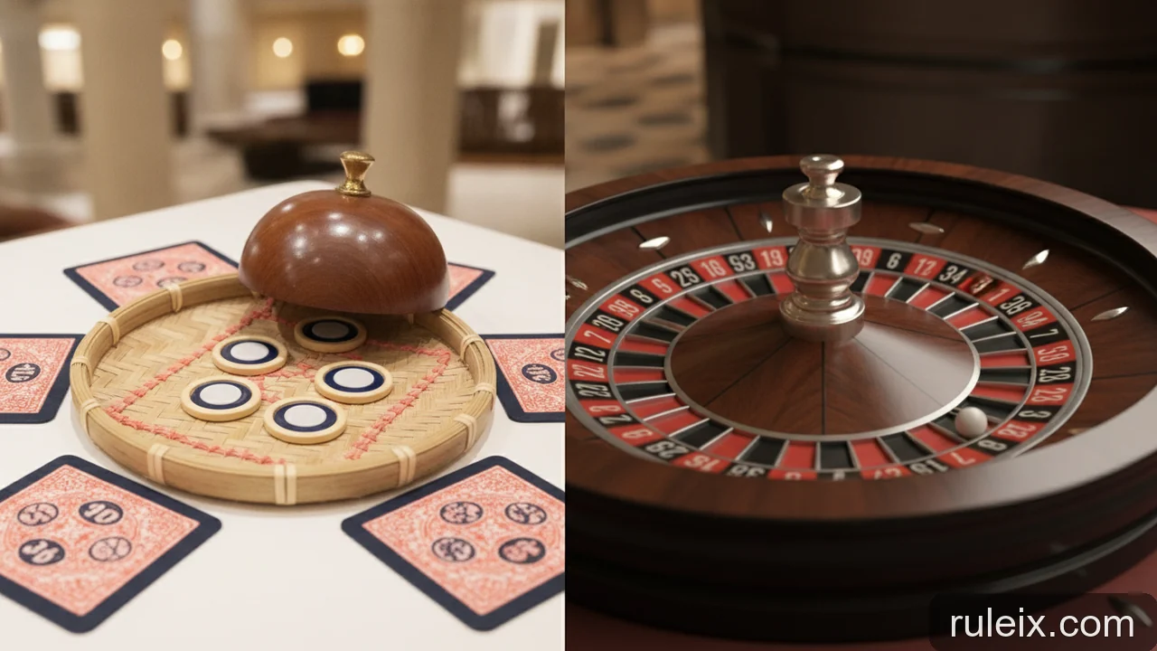 Minh họa: Xóc Đĩa và Roulette: phân tích biến động và xác suất thắng cược